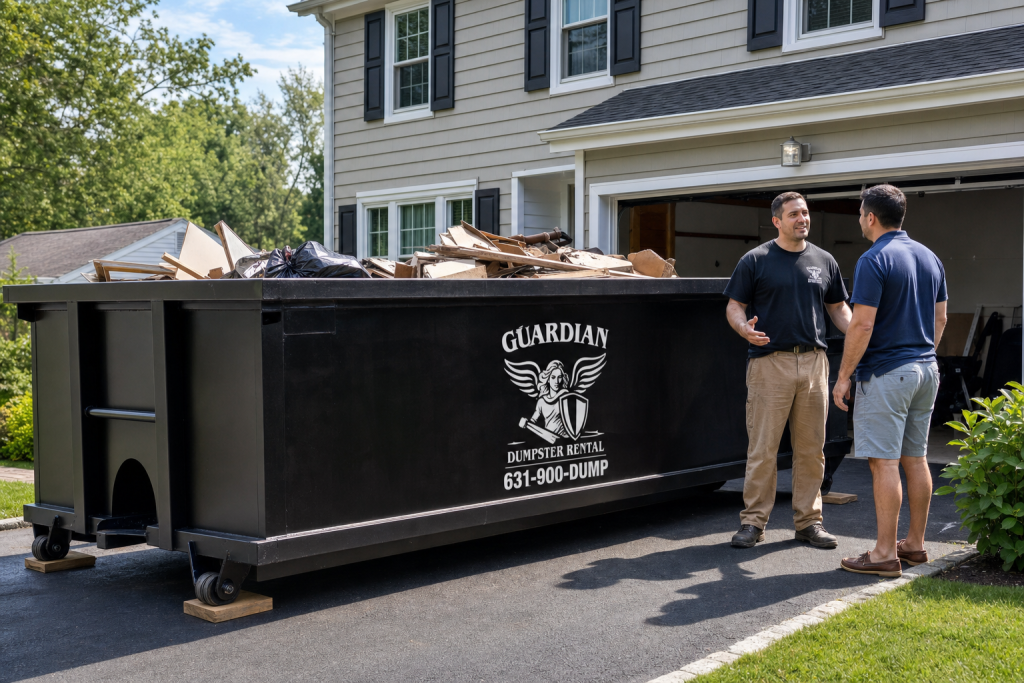 20 Yard Dumpster Rental Bay Shore, NY — What size projects is a 20 yard container right for in Bay Shore?.