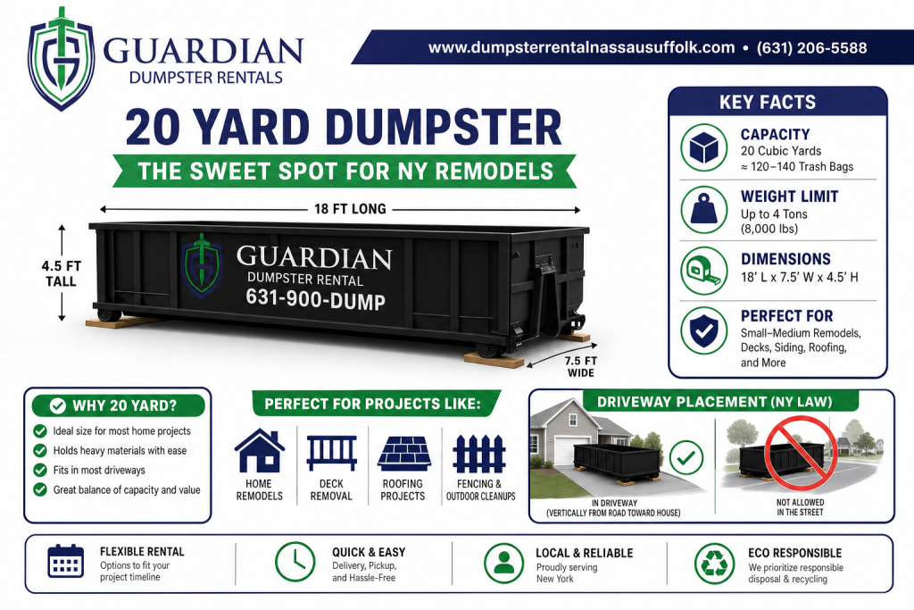 20 Yard Dumpster Infographic