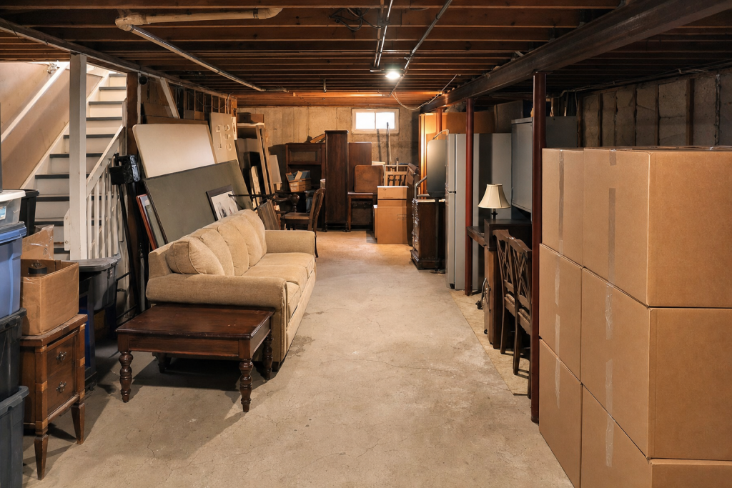Basement Cleanout of house in Long Island.