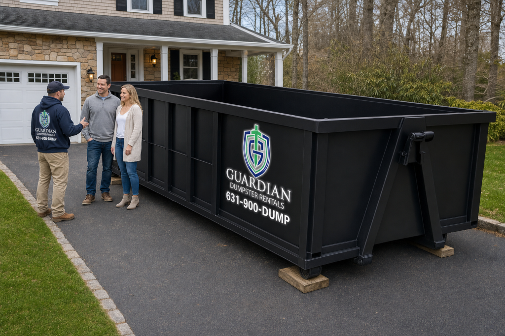 Roll Off Dumpster Rental Dix Hills — Do I need a permit to put a dumpster on my property in Dix Hills?.