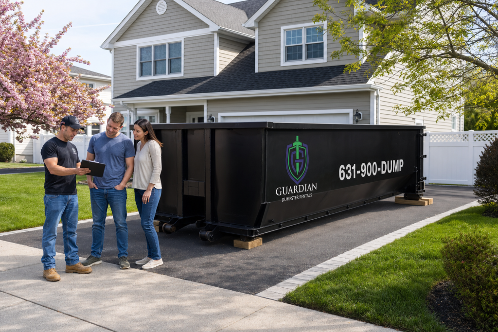 Roll Off Dumpster Rental West Babylon — Do I need a permit to put a dumpster on my property or street in West Babylon?.