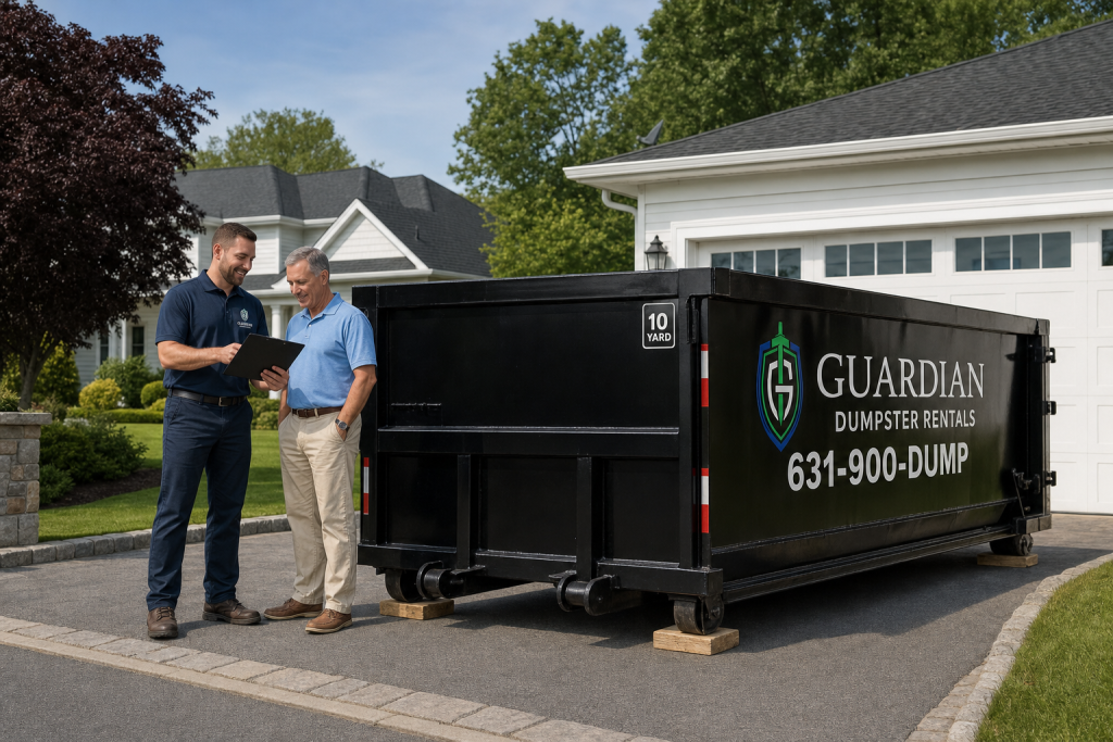 10 Yard Dumpster Rental Dix Hills — What size projects is a 10 yard container actually right for?.