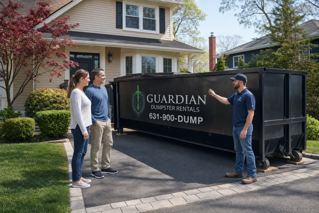 30 Yard Dumpster Rental Amityville, NEW YORK — Will a 30 yard container fit in my Amityville driveway, and do I need a permit?.