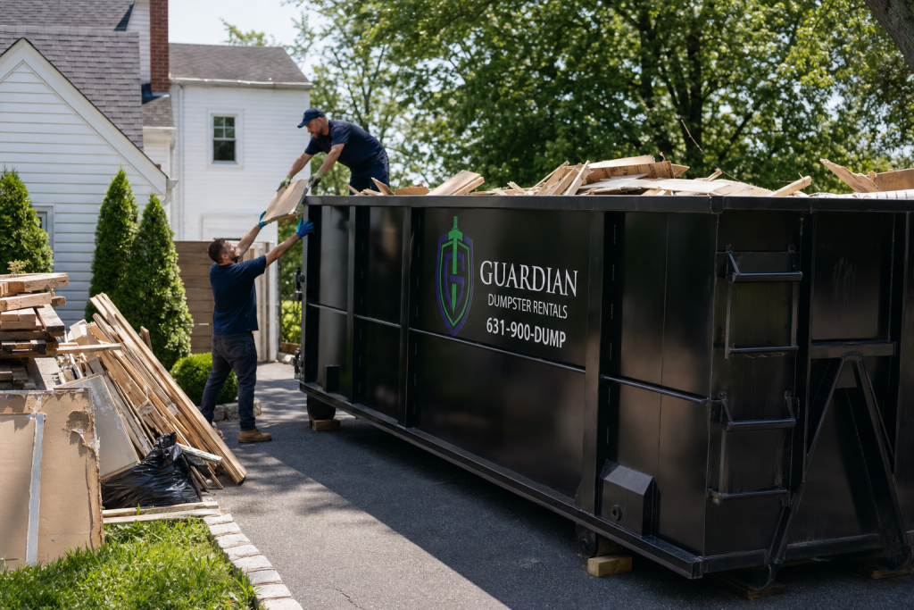 Construction Debris Removal Amityville, NEW YORK — What materials can I put in a dumpster for a construction project in Amityville?.