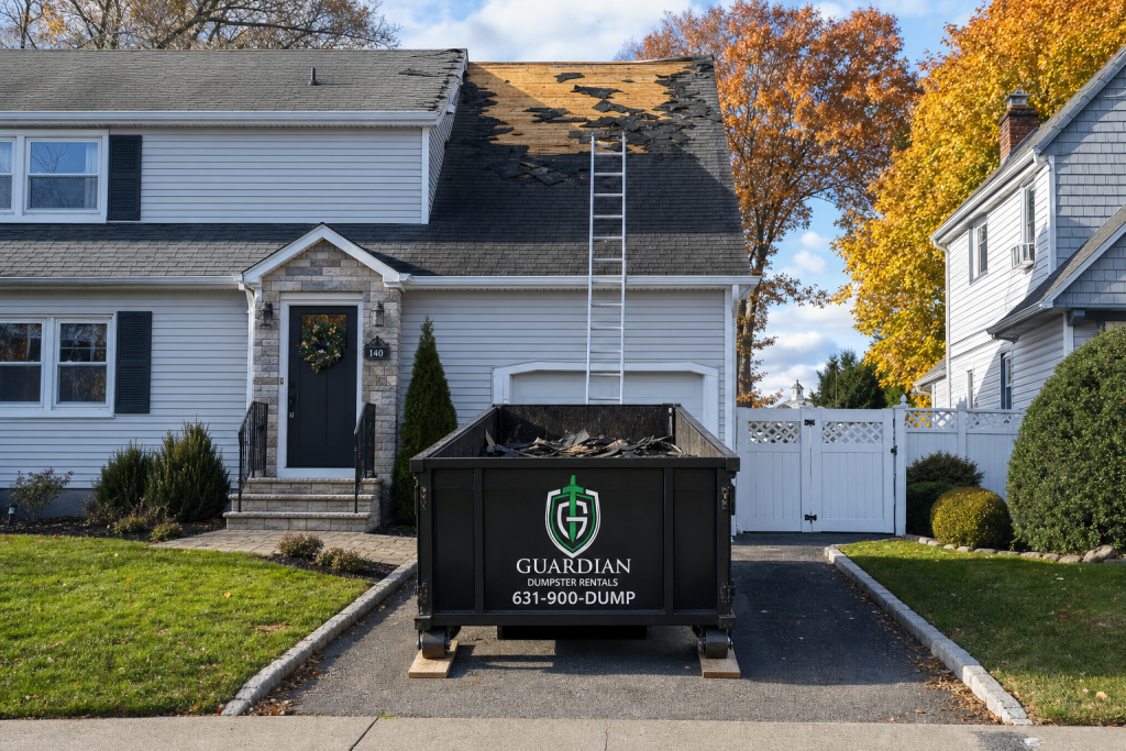 Roofing Dumpster Placement