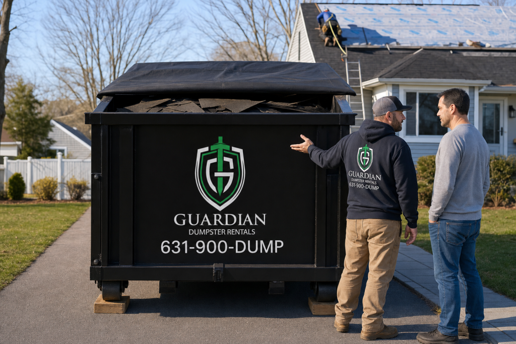 Roofing Dumpster Rental Bay Shore NY — How much will a roofing dumpster cost me — and will shingle weight blow up the bill?. Shingle weight is where roofing rentals go over budget. Every container in.