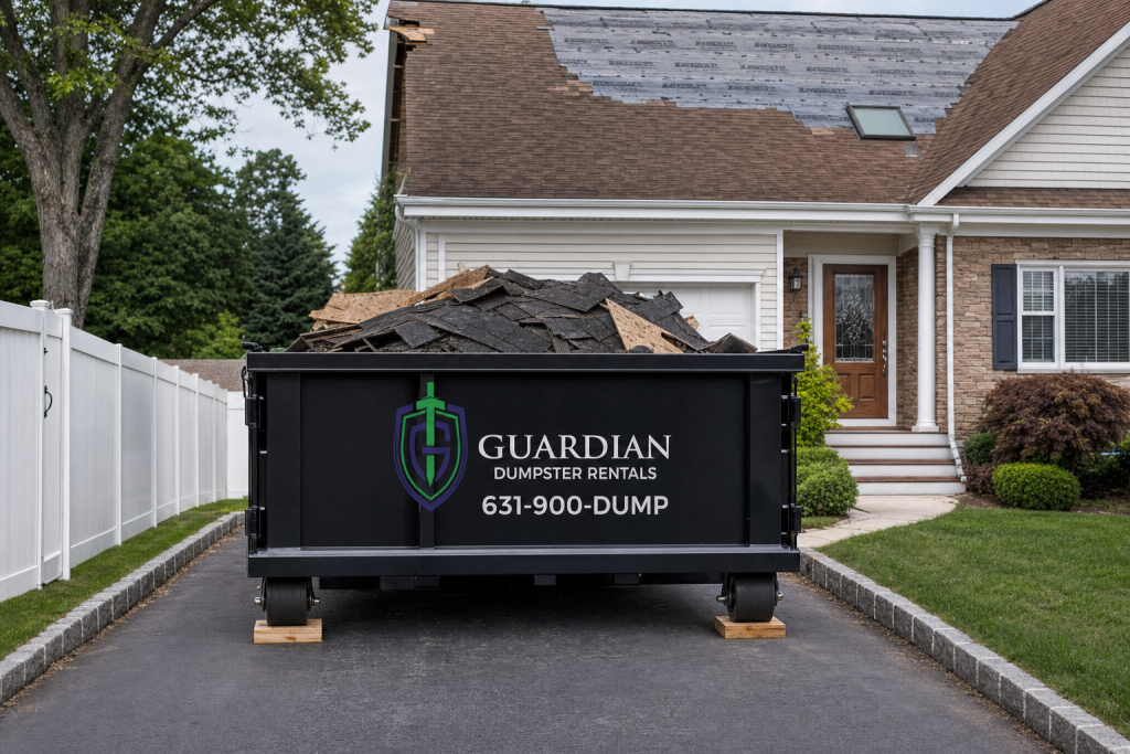 Roofing Dumpster Rental Bay Shore NY — What size dumpster do I need for Roofing Dumpster Rental Bay Shore NY New York?.