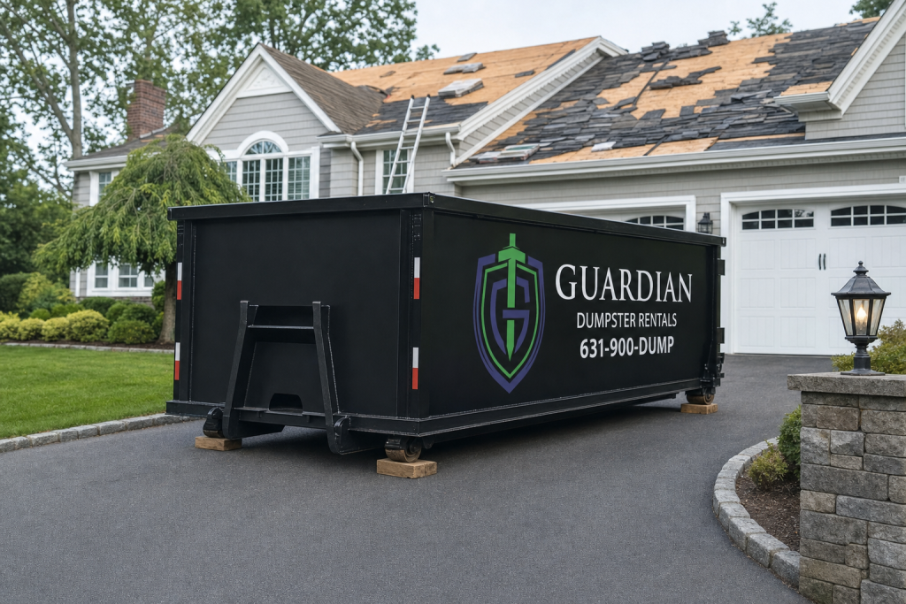 Roofing Dumpster Rental Dix Hills — Roofing dumpster rental Dix Hills services for local customers.
