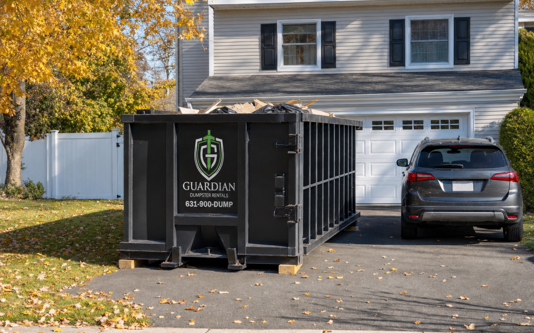 20 Yard Dumpster Driveway