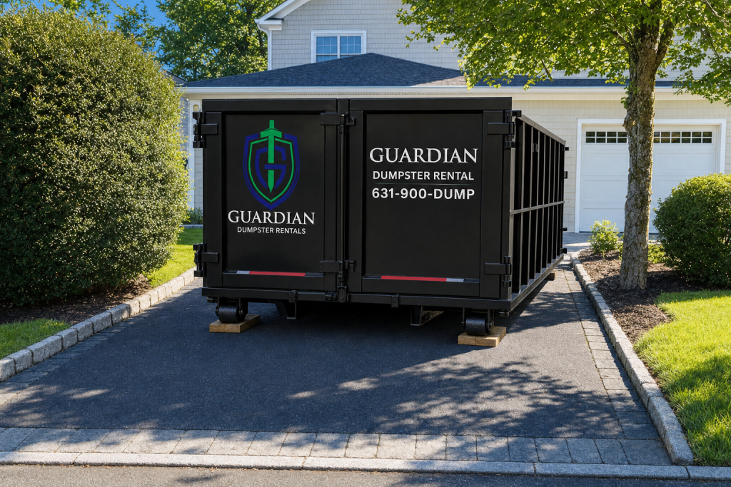 20 Yard Dumpster Driveway