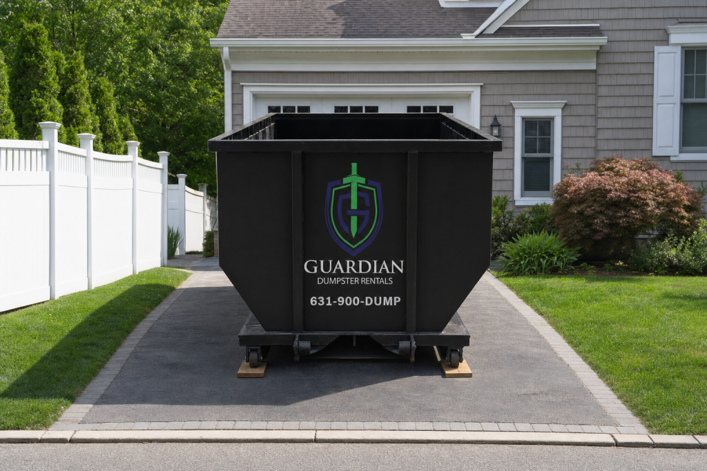 20 Yard Dumpster Driveway