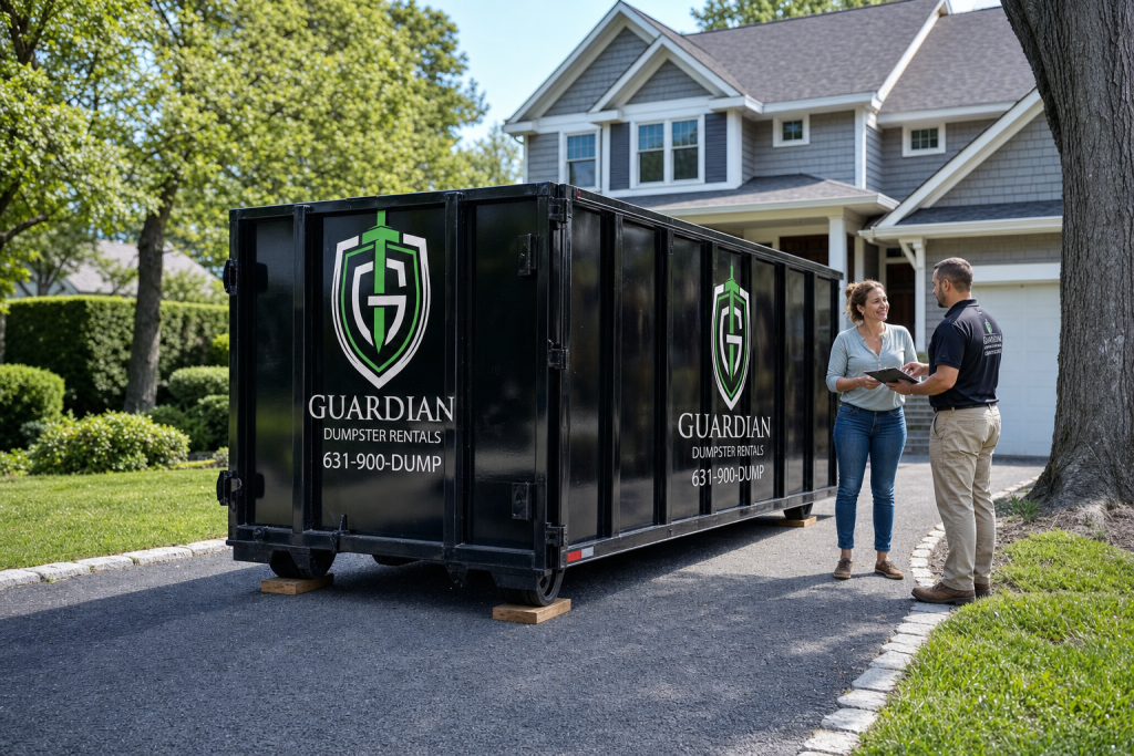20 Yard Dumpster Rental Dix Hills NY — What size projects is a 20 yard container right for in Dix Hills?.