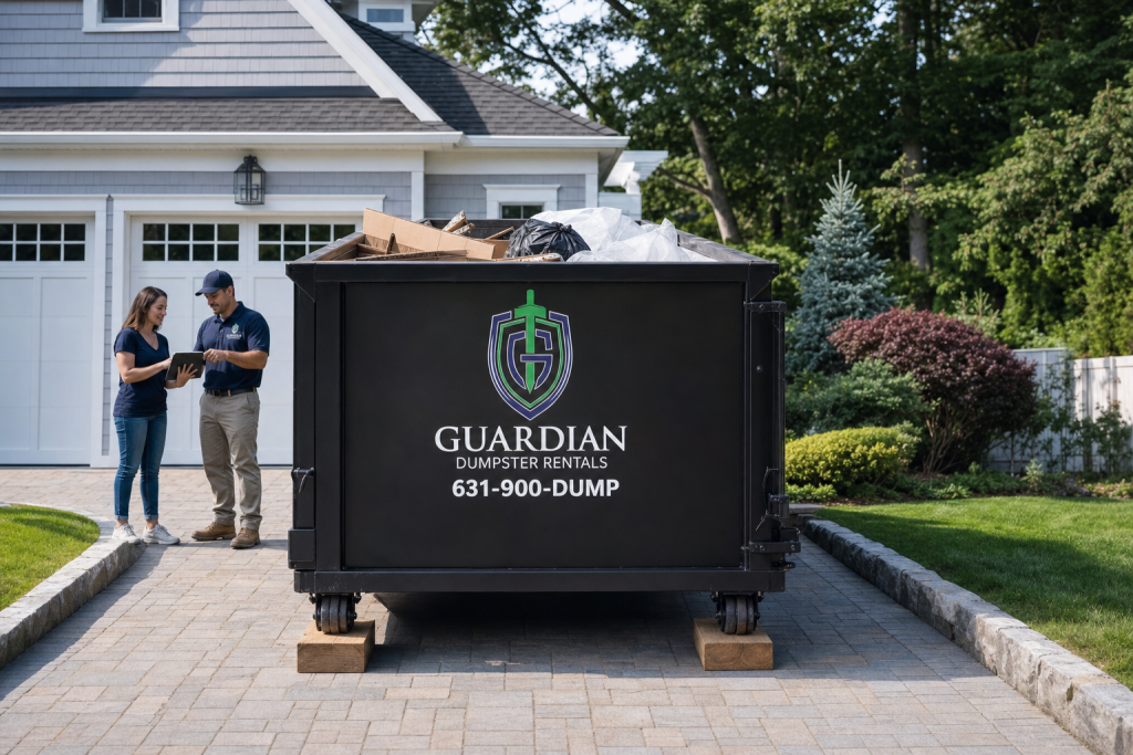 30 Yard Dumpster Rental Dix Hills NY — What fits in a 30 yard container, and what items are not allowed?.