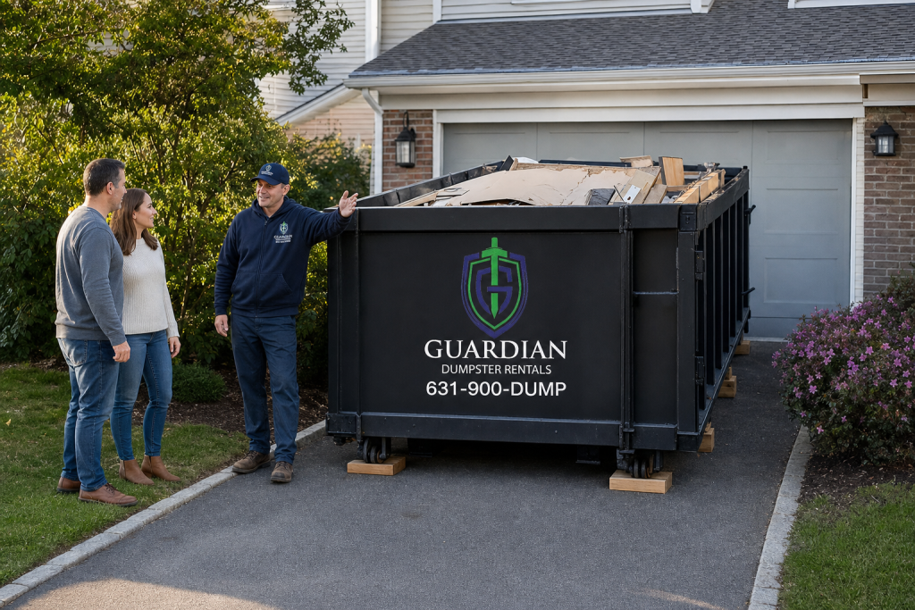 Dumpster Rental Greenlawn New York — What can't I put in a dumpster from Guardian Dumpster Rental?.
