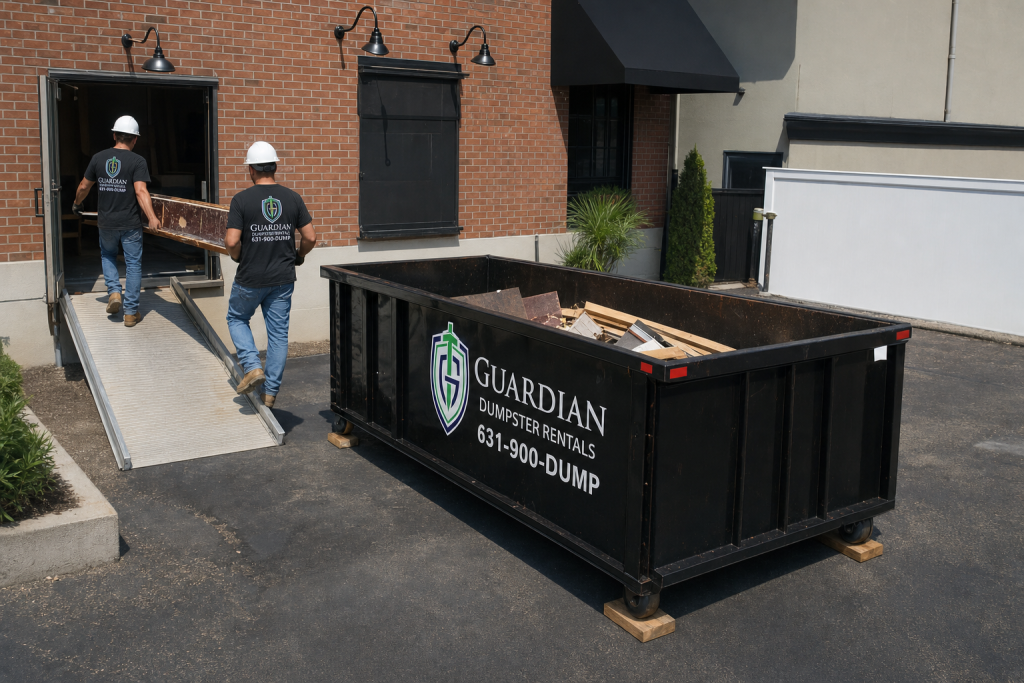 Restaurant Renovation Dumpster
